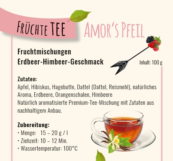 Früchtetee Amor's Pfeil