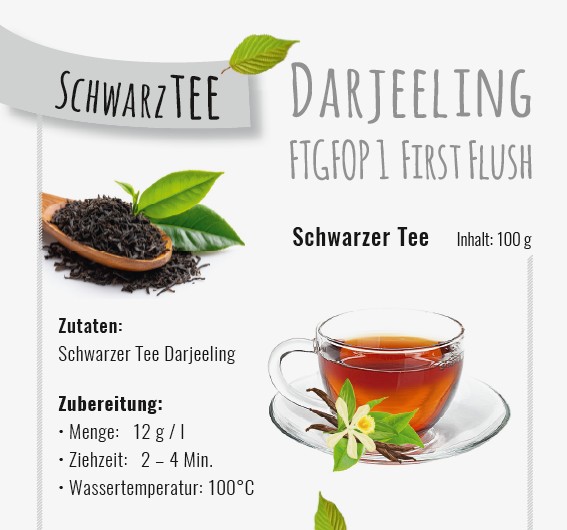 Schwarztee Darjeeling